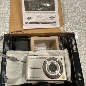 Panasonic Lumix F2 Silver Digital Camera